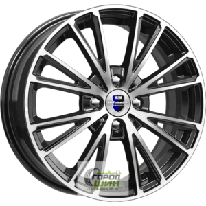 K&K Меандр 6x16 4*100 ET37 DIA60.1 Алмаз черный Литой