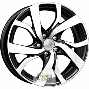 K&K Палермо 6.5x16 5*114.3 ET46 DIA67.1 Алмаз черный Литой