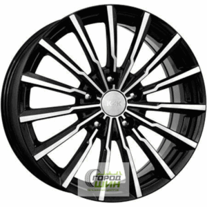 K&K Акцент 5.5x14 4*100 ET39 DIA67.1 Алмаз черный Литой