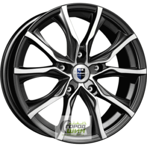 K&K Твист 7.5x17 5*114.3 ET40 DIA66.1 Алмаз черный Литой