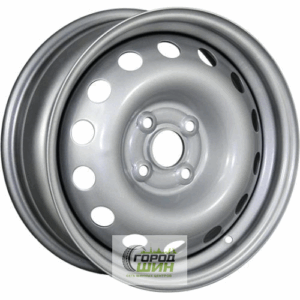 Trebl 53E45H 5.5x14 4*114.3 ET45 DIA67.1 Silver Штампованный