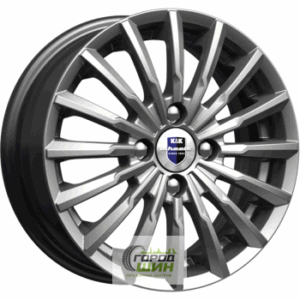 K&K Акцент 5.5x14 4*100 ET39 DIA56.6 Дарк платинум Литой