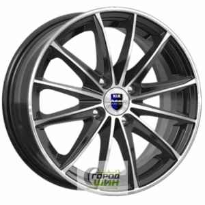K&K Пойнт Бланк 6x15 4*100 ET40 DIA60.1 Алмаз черный Литой