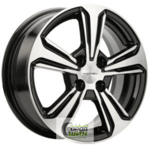 Khomen KHW 1502 6x15 4*100 ET50 DIA60.1 Black-FP Литой