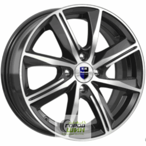 K&K Арнар 6x15 4*100 ET40 DIA60.1 Алмаз черный Литой