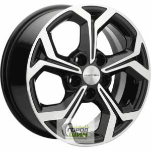 Khomen KHW 1606 6.5x16 5*108 ET50 DIA63.3 Black-FP Литой
