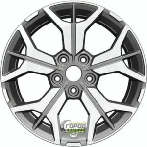 Khomen KHW 1715 7x17 5*112 ET54 DIA57.1 Gray-FP Литой