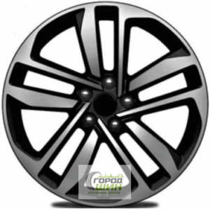 Khomen KHW 1612 6.5x16 5*114.3 ET40 DIA66.1 Black-FP Литой