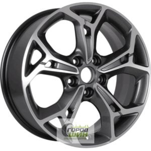 Khomen KHW 1702 7x17 5*114.3 ET45 DIA66.1 Gray-FP Литой
