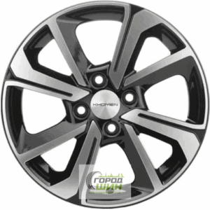 Khomen KHW 1501 6x15 4*98 ET36 DIA58.6 Black-FP Литой
