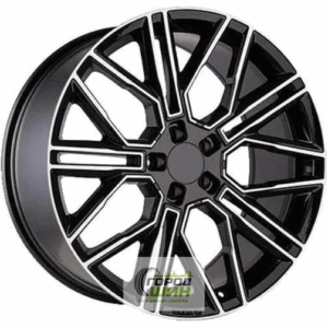Khomen KHW 2101 9.5x21 5*130 ET46 DIA71.6 Black-FP Литой