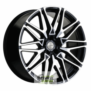 Khomen KHW 2103 9.5x21 5*112 ET30 DIA66.6 Black-FP Литой