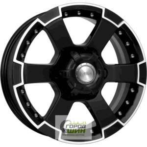 K&K M56 7x16 6*139.7 ET38 DIA100.1 Алмаз черный Литой