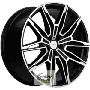 Khomen KHW 2105 9.5x21 5*112 ET37 DIA66.6 Black-FP Литой