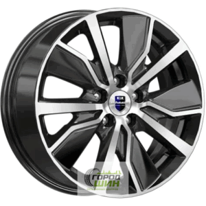 K&K Гамбит 6.5x16 5*100 ET38 DIA57.1 Алмаз черный Литой