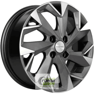 Khomen KHW 1402 5.5x14 4*98 ET35 DIA58.6 Gray-FP Литой