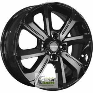Khomen KHW 1501 6x15 4*100 ET40 DIA60.1 Black Литой