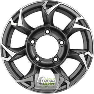 Khomen KHW 1505 5.5x15 5*139.7 ET5 DIA98.5 Gray-FP Литой