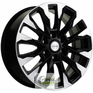 Khomen KHW 2010 8x20 6*139.7 ET36 DIA100.1 Black-FP Литой