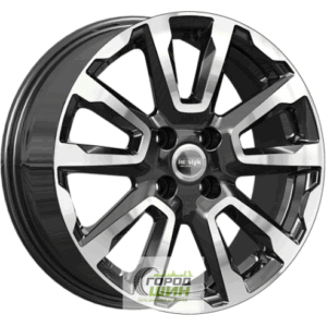 K&K КС1026 6.5x16 4*100 ET43 DIA60.1 Алмаз черный Литой