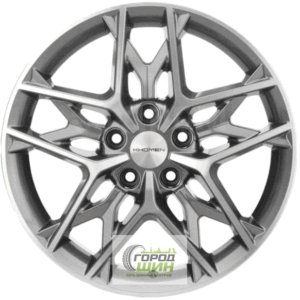 Khomen KHW 1709 7x17 5*108 ET45 DIA60.1 Gray-FP Литой