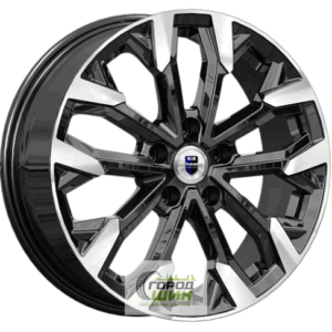 K&K Морейн 6.5x17 5*108 ET50 DIA63.3 Алмаз черный Литой