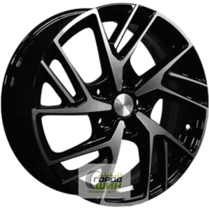 Khomen KHW 1722 6.5x17 5*108 ET33 DIA60.1 Black-FP Литой