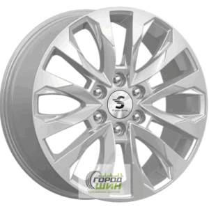 Скад KP007 8x20 6*139.7 ET60 DIA95.1 Elite silver Литой