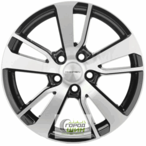 Khomen KHW 1704 7x17 5*108 ET50 DIA63.3 Black-FP Литой