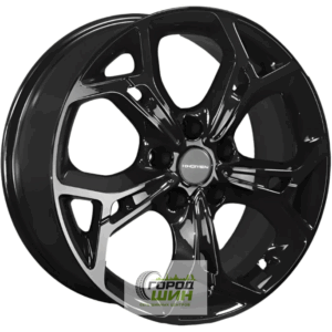 Khomen KHW 1702 7x17 5*108 ET43 DIA65.1 Black Литой