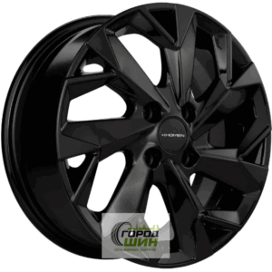 Khomen KHW 1402 5.5x14 4*100 ET43 DIA67.1 Black Литой