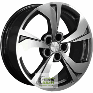Khomen KHW 1724 7x17 5*114.3 ET37 DIA66.6 Gray-FP Литой