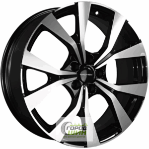 Khomen KHW 1906 7x19 5*114.3 ET45 DIA67.1 Black-FP Литой