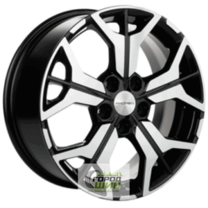 Khomen KHW 1715 7x17 5*110 ET46 DIA63.3 Black-FP Литой