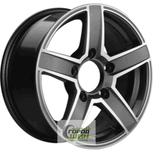 Khomen KHW 1614 6.5x16 5*139.7 ET35 DIA98.5 Gray-FP Литой