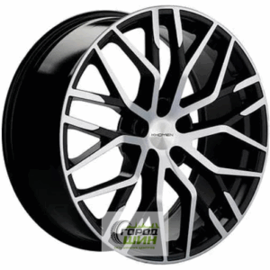 Khomen KHW 2005 8.5x20 5*120 ET45.5 DIA62.5 Black-FP Литой