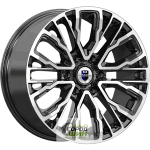 K&K Кортес 8.5x19 6*139.7 ET36 DIA100.1 Алмаз черный Литой