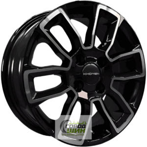 Khomen KHW 1406 5.5x14 4*100 ET38 DIA67.1 Black-FP Литой