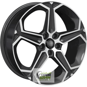Khomen KHW 1909 7.5x19 5*114.3 ET35 DIA60.1 Black-FP Литой