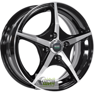 Megami MGM-19FF 6x15 4*100 ET40 DIA60.1 BKF Литой