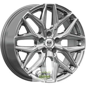 K&K Ариус 7x17 5*108 ET38 DIA65.1 Дарк платинум Литой