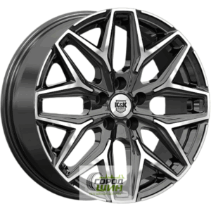K&K Ариус 7x17 5*108 ET40 DIA54.1 Алмаз черный Литой