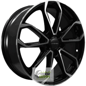 Khomen KHW 1816 7x18 5*108 ET47 DIA60.1 Black-FP Литой