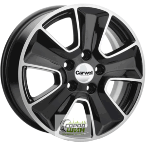 Khomen KHW 1601 6.5x16 5*110 ET45 DIA67.1 Black-FP Литой
