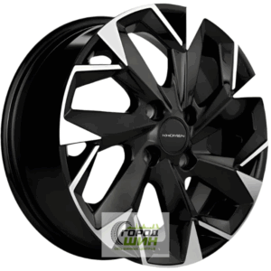 Khomen KHW 1508 6x15 4*100 ET39 DIA56.6 Black-FP Литой
