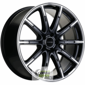 Khomen KHW 2102 9.5x21 5*112 ET30 DIA66.6 Black-FP Литой