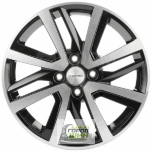 Khomen KHW 1609 6x16 4*100 ET50 DIA60.1 Black-FP Литой