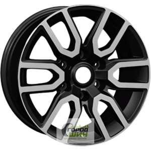 Khomen KHW 1723 8x17 6*139.7 ET38 DIA67.1 Black-FP Литой