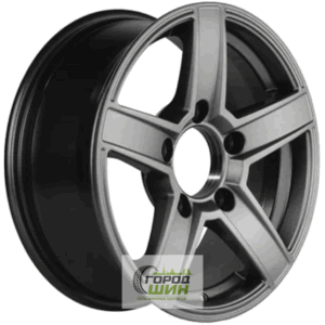 Khomen KHW 1614 6.5x16 5*139.7 ET35 DIA98.5 Gray Литой