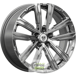 K&K Аламер 7.5x18 5*108 ET45 DIA59.6 Дарк платинум Литой